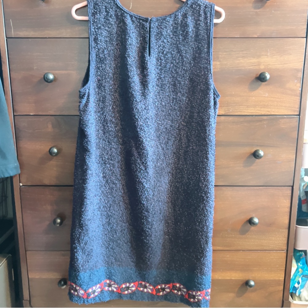 Max Studio Graphic Mini Dress Blue and Red - Picture 6 of 8